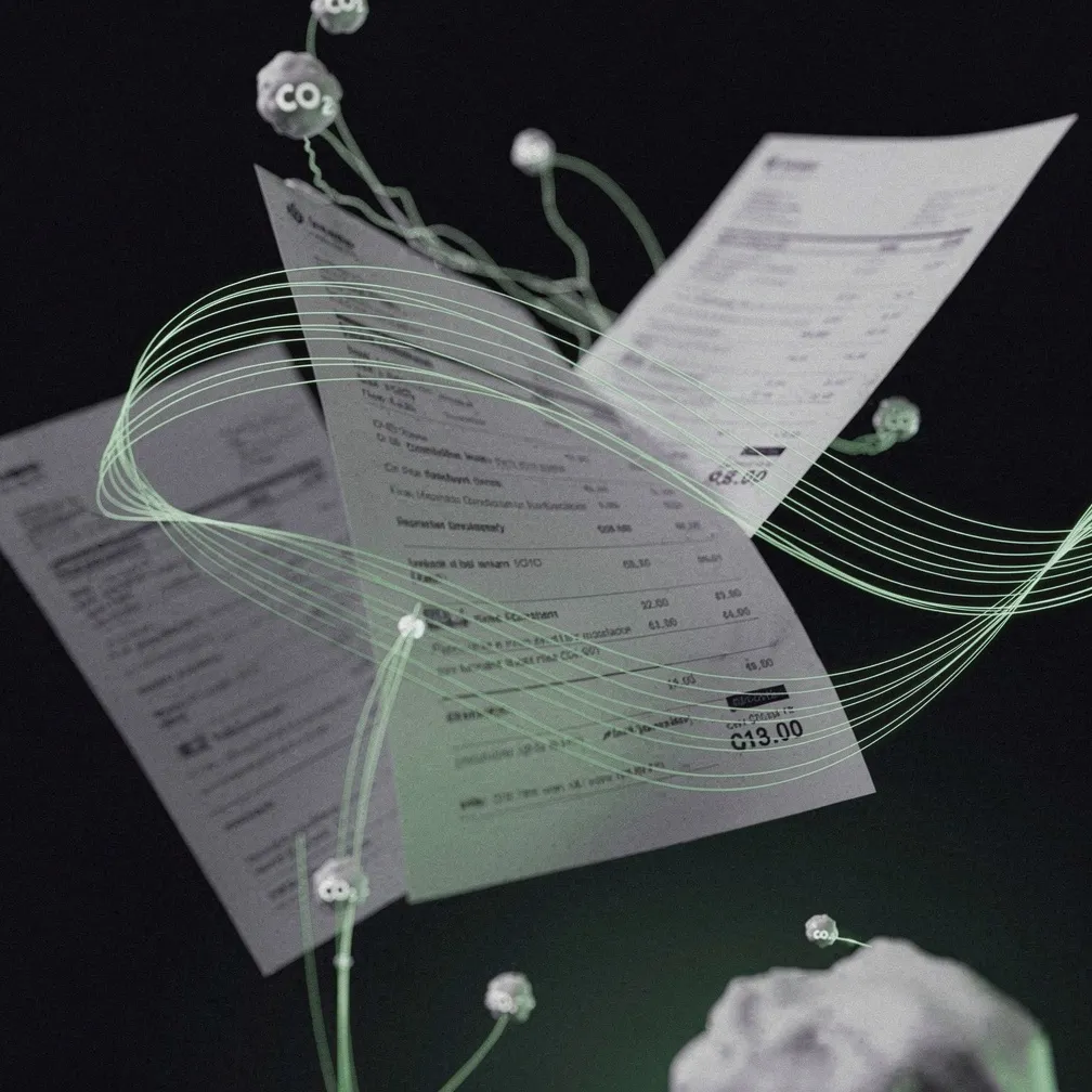Automated CO₂ Emissions Tracking from Supplier Invoices